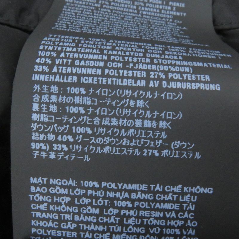 Prada 2024 Sgn955 Triangle Logo Re-nylon Puffer Jacket Down Jacket Black 50