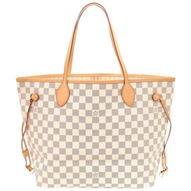Louis Vuitton Neverfull MM Damier Azur Tote Bag 0562