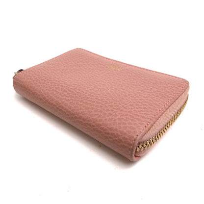 Gucci Wallet Ladies Women Leather Genuine Pink 368877 203887 Swing Coin Case