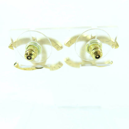 Chanel A24 V Coco Mark Rhinestone Earrings Accessories — view 4