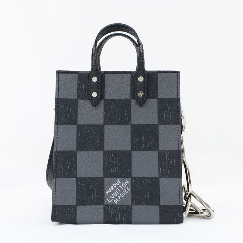 Louis Vuitton Sac Plastic XS Damier Checkerboard N60479 Black