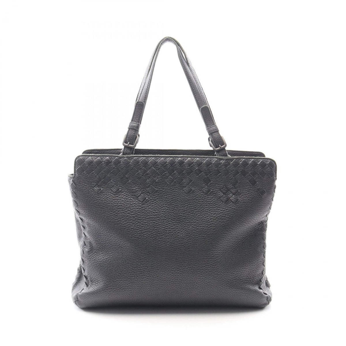 Bottega Veneta Tote Intrecciato Black Leather