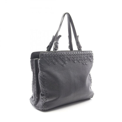 Bottega Veneta Tote Intrecciato Black Leather — view 2