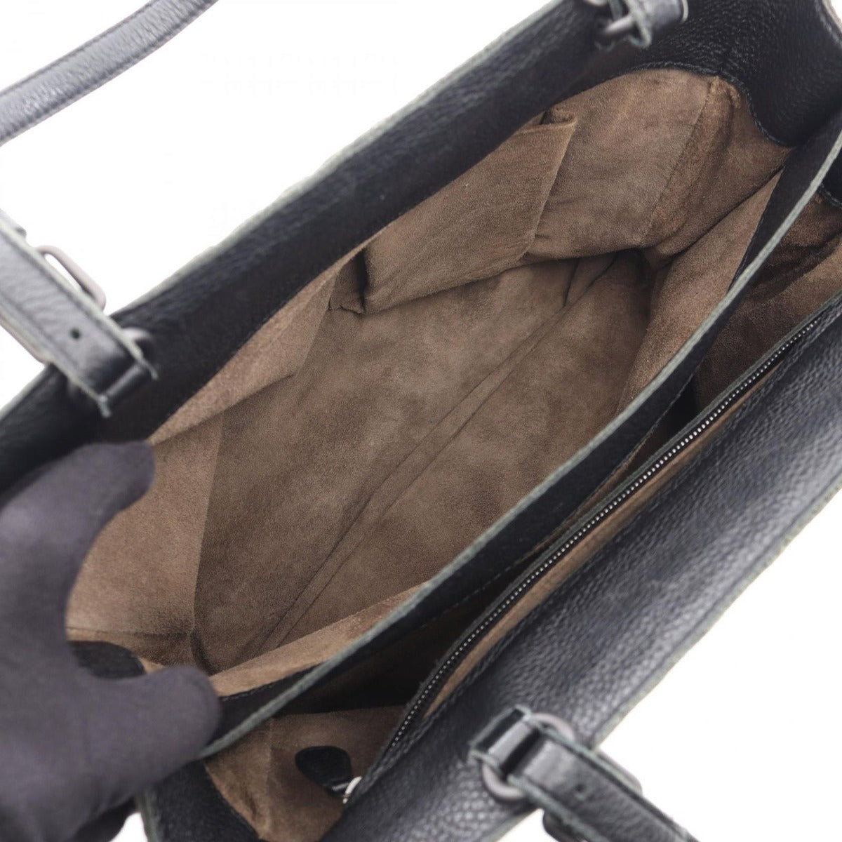 Bottega Veneta Tote Intrecciato Black Leather — view 3