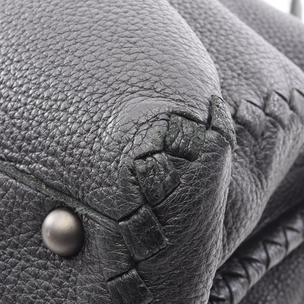 Bottega Veneta Tote Intrecciato Black Leather — view 5