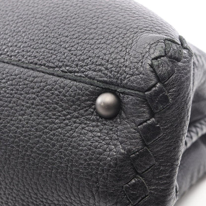 Bottega Veneta Tote Intrecciato Black Leather — view 6