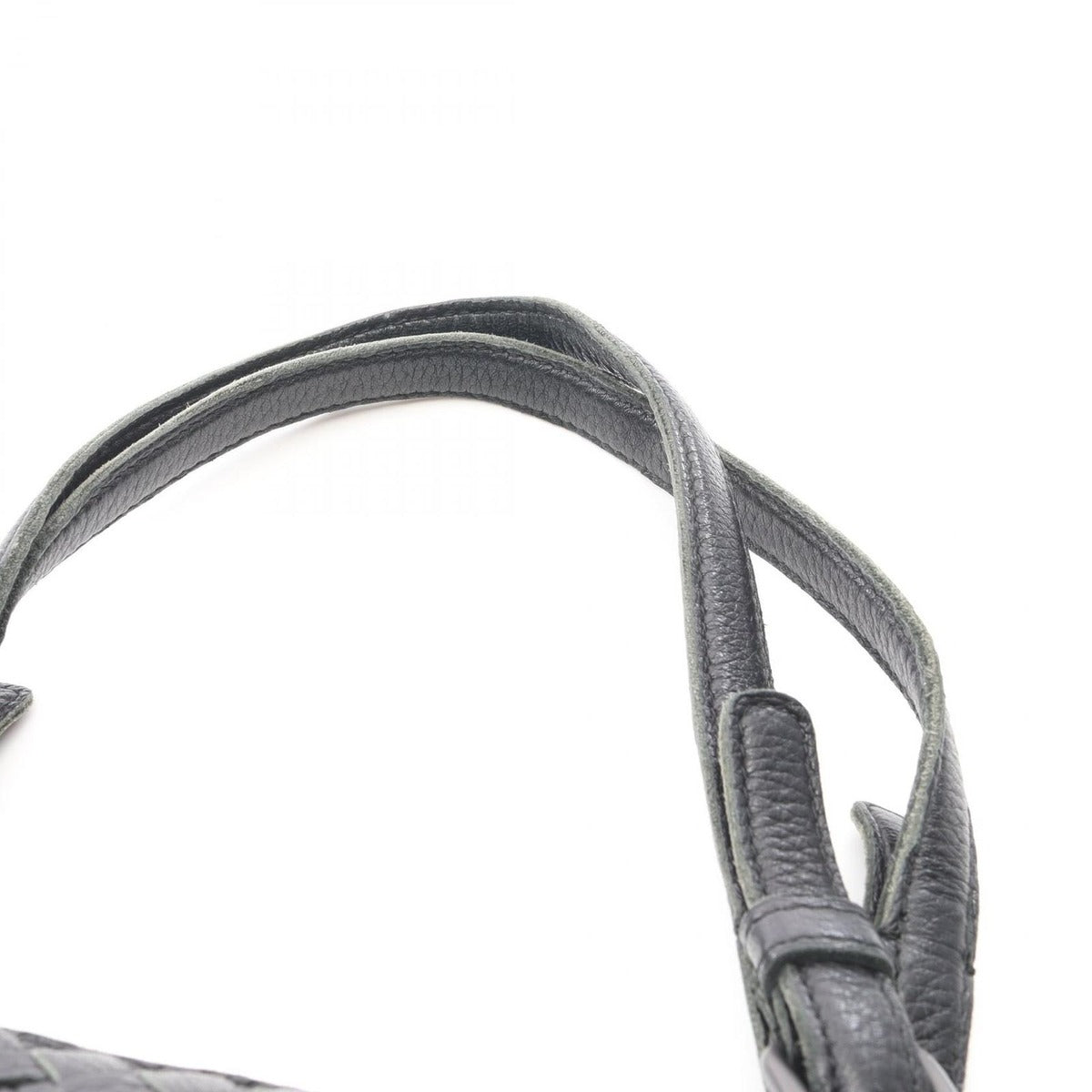 Bottega Veneta Tote Intrecciato Black Leather — view 8