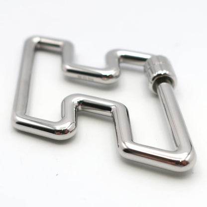 Hermes Key-ring Key Holder H Logo Silver- Accessories Small Items