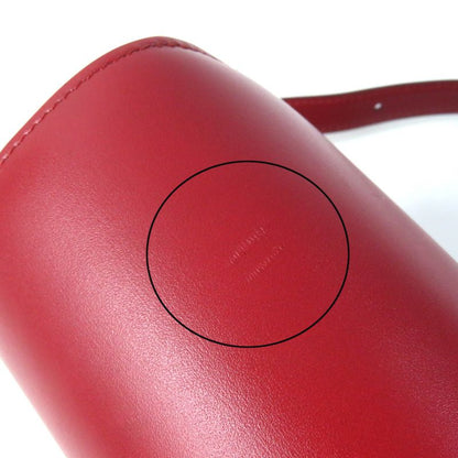 Celine 189183dls Classic BOX Small Classic Box Small Leather Shoulder Bag Red