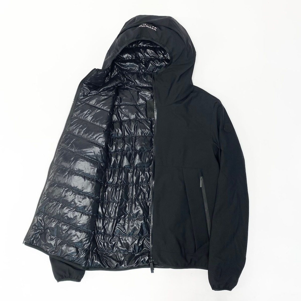 Moncler Mayon Giubbotto Short Down Jacket 2 Sizes Black — view 4