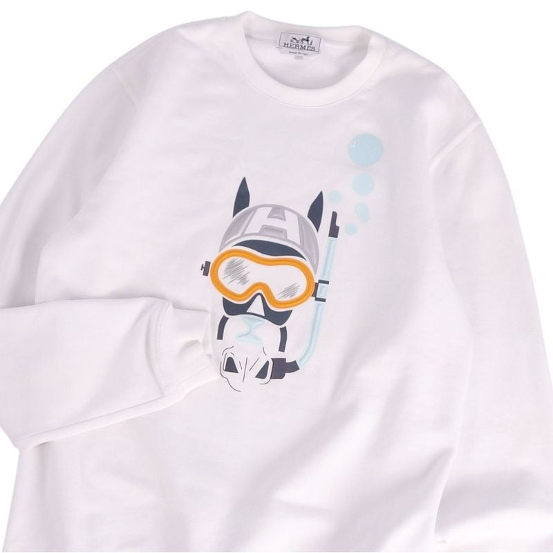Hermes Sweatshirt Long Sleeve Cot — view 2
