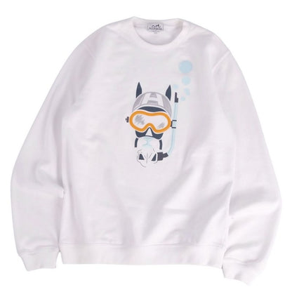 Hermes Sweatshirt Long Sleeve Cot