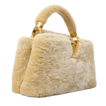Louis Vuitton Handbag Capucines Ewmini Cream 2-Way — view 2