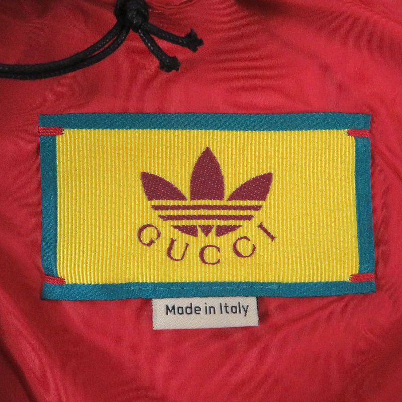 Gucci Adidas 22AW 691429 Trefoil GG Logo Hooded Pullover Anorak Hoodie Blouson