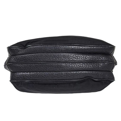 Prada Shoulder Bag Diagonal Bag Black Leather 35bs145