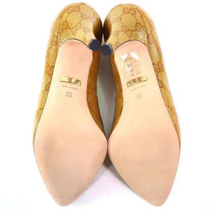 Gucci×adidas Gucci×adidas 712221 Trefoil Logo Pointed Toe GG Crystal Pumps In