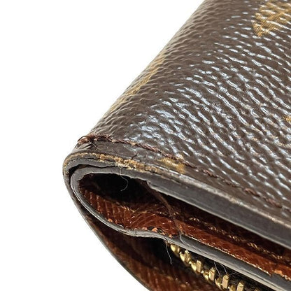 Louis Vuitton Monogram Compact Zip M61667 Bifold Wallet Unisex