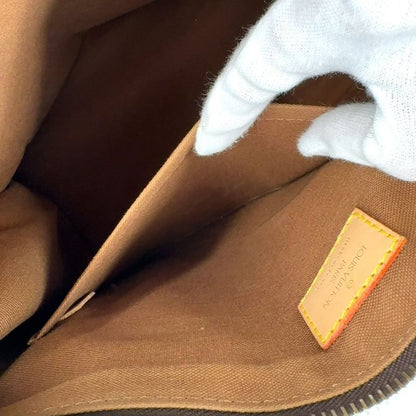 Louis Vuitton Popincourt O Monogram Leather × PVC Brown Tote Bag Gold M40007