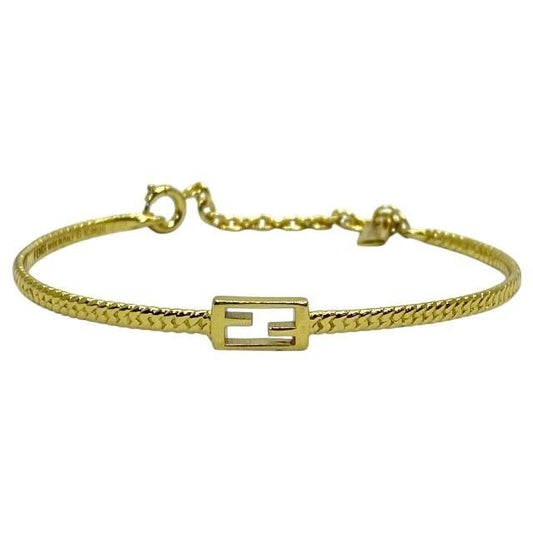 Fendi Baguette Bracelet Bangle Accessories Small FF Logo