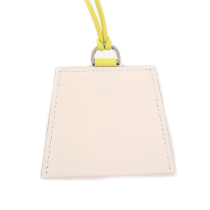 Hermes Monpty Kelly GM Lime Cles Swift Gold Hardware Necklace With Box And