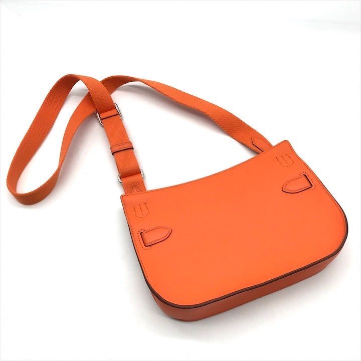 Hermes Items Gipsiere Mini Evercolor Orange Phardware Shoulder Bag
