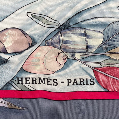 Hermes Scarf Silk Carre 90 Christophe Colomb Decouvre L'amerique 12 Octobre — view 7