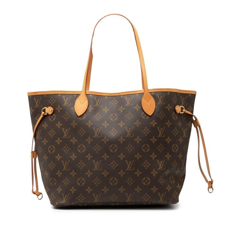 Louis Vuitton Monogram Neverfull MM Tote Brown