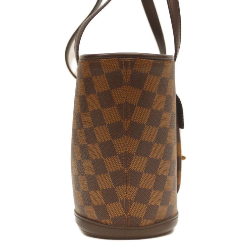 Louis Vuitton 08 N51121 Damier Manosque PM Tote Bag Brown Ladies