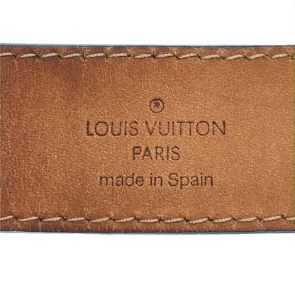 Louis Vuitton Epi Initial Leather Belt M9553 Black