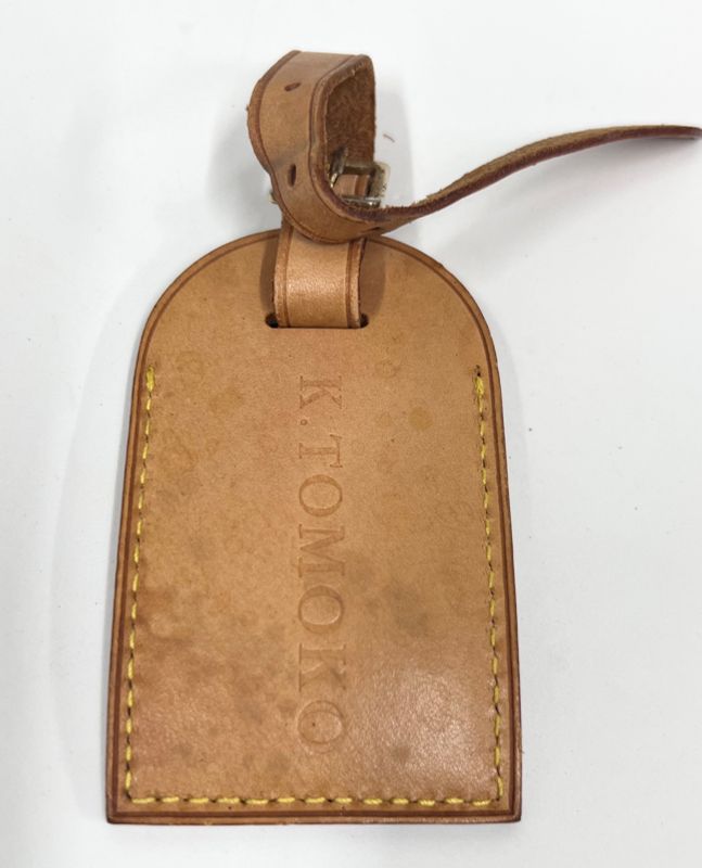 Louis Vuitton Name Tag Poinier Handle Holder With Initials (ktomoko) 06bs291