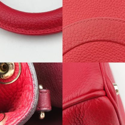 Christian Diorchristian Diorissimo Red Leather 09-ma-1123