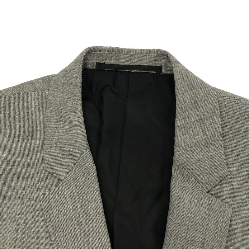 Prada Wool 2b Tailored Jacket and Slacks Pants Setup Suit Uae492 Gray 50