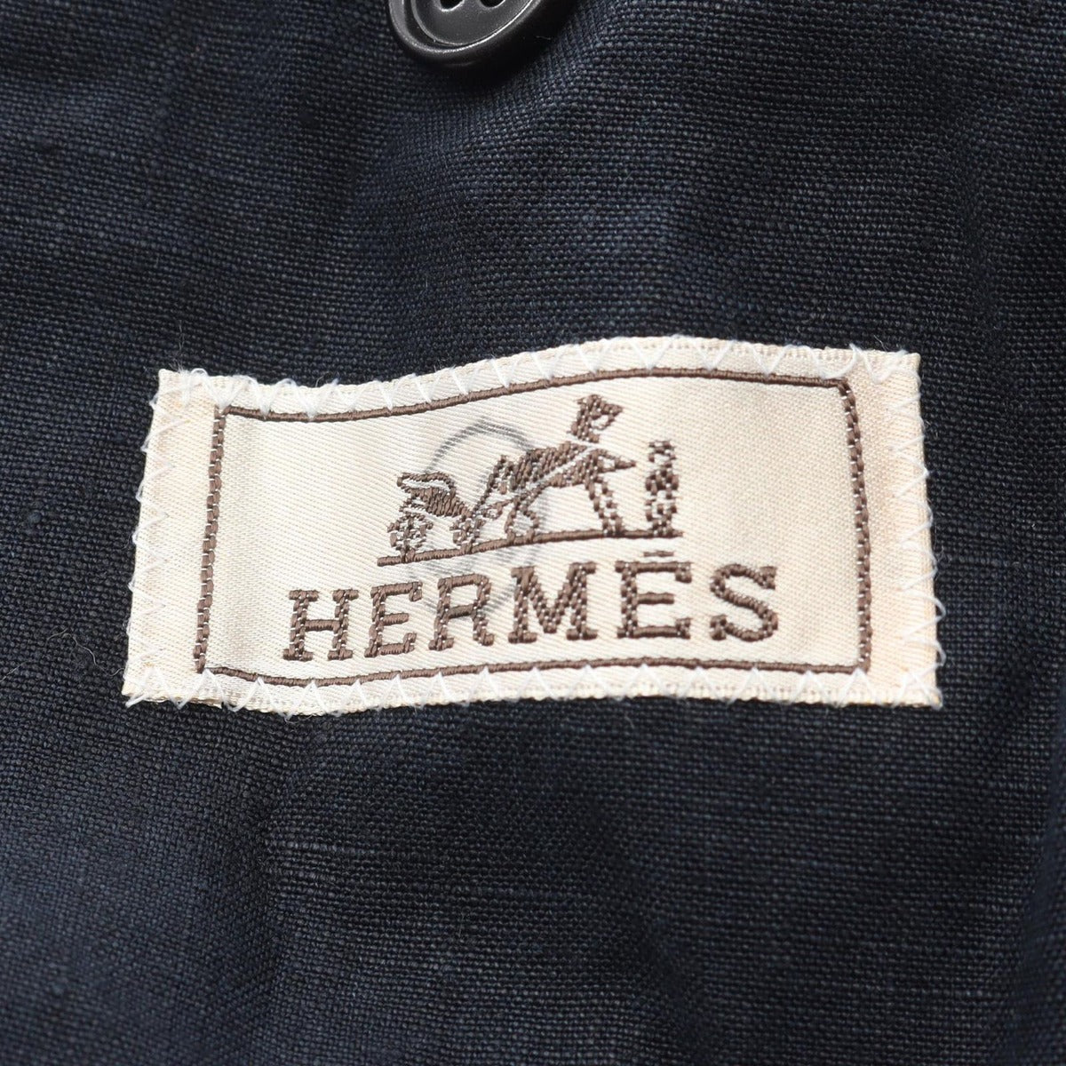 Hermes Fabric Jacket Navy — view 3