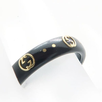 Gucci Icon Interlocking G 18Kring #50 Corundum 18K With Case Ring