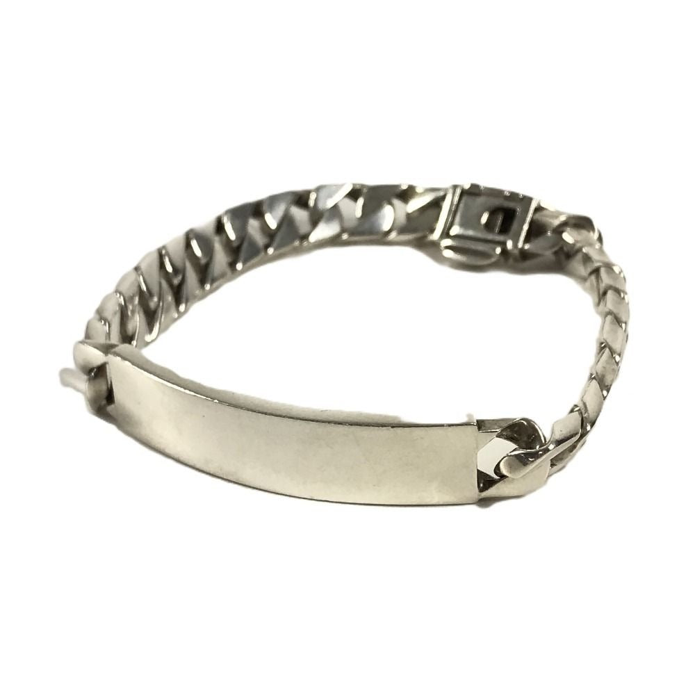 Tiffany & Co. Bracelet ID Plate Logo Silver
