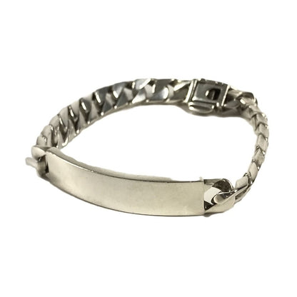 Tiffany & Co. Bracelet ID Plate Logo Silver