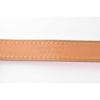 Hermes Belt Pop H15 Size 75 Vaux Epson Rose Pink Gold Hardware — view 9