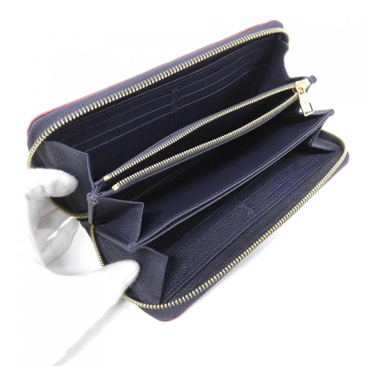 Louis Vuitton Monogram Empreinte Zippy Wallet — view 7