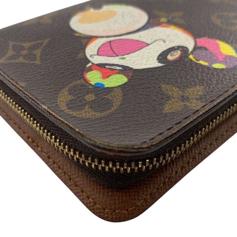 Louis Vuitton M61729 Porte Monnaie Zip Takashi Murakami Monogram Long Wallet