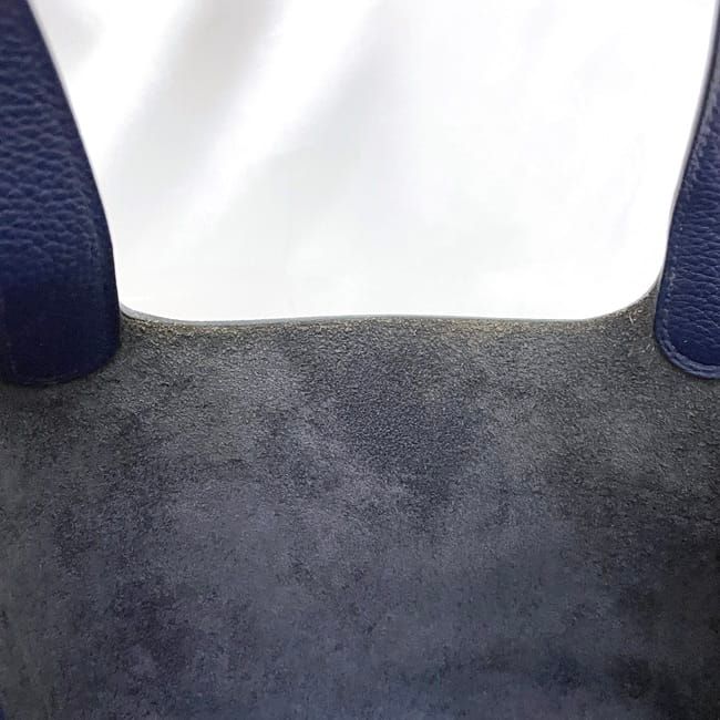 Hermes Handbag Picotin Lock PM Navy Blue Nuit Excellent Condition