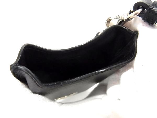 Prada 1n1552 Saffiano Leather Ipod Case Ipodcabas Women Men Black At0603