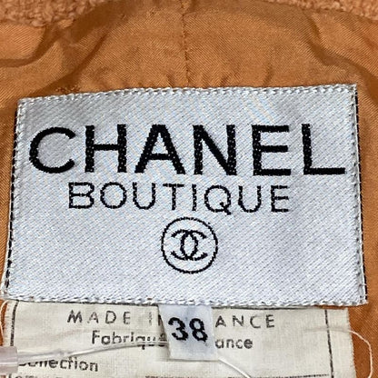 Chanel Jacket Size 38 M Women's 21663 Orange Long Sleeves / Spring / Autumn Wool