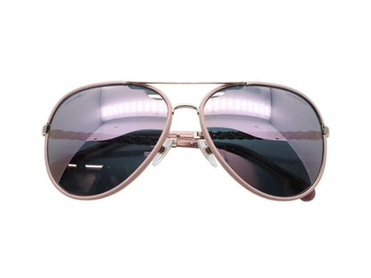 Chanel Teardrop Sunglasses CC Logo Chain Temple Mirror Lens Eyewear — view 2