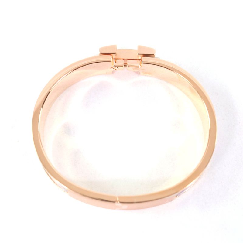 Hermes Click H/grand Apala Orb Pink Gold Hardware Current Production Bangle