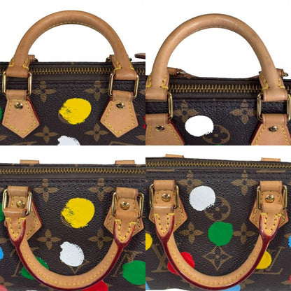 Louis Vuitton Yayoi Kusama Collaboration Nano Speedy Monogram Shoulder Bag