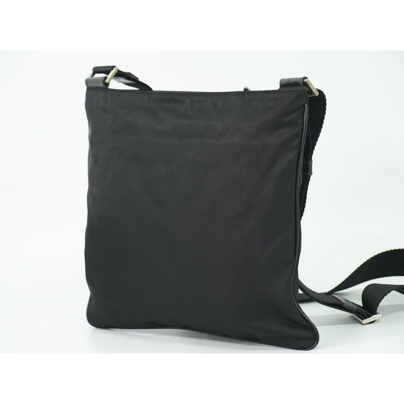 Prada Nylon Shoulder Bag Pochette Black — view 2