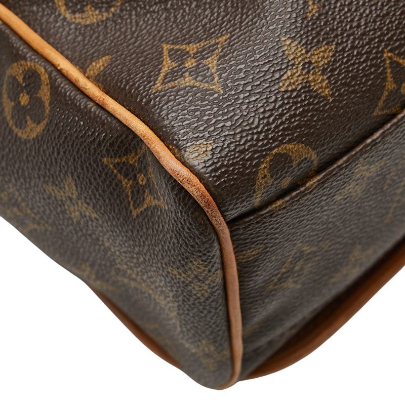 Louis Vuitton Monogram Abbess Crossbody Shoulder Bag M45257 Brown PVC Leather