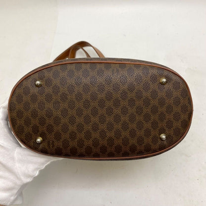 Celine Tote Macadam Brown Bucket — view 8