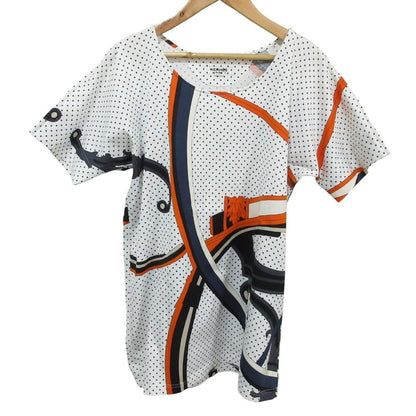 Hermes Washington's Carriage Jersey Short Sleeve T-Shirt 38 White