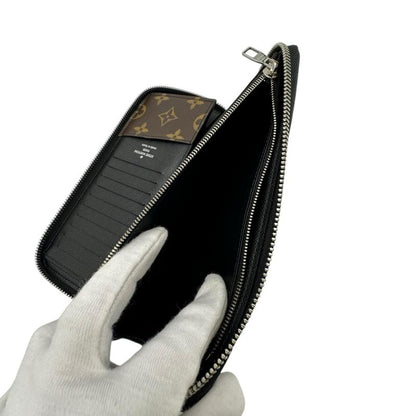 Louis Vuitton M60109 Monogram Vertical Macassar Long Wallet Louis Vuitton Brown